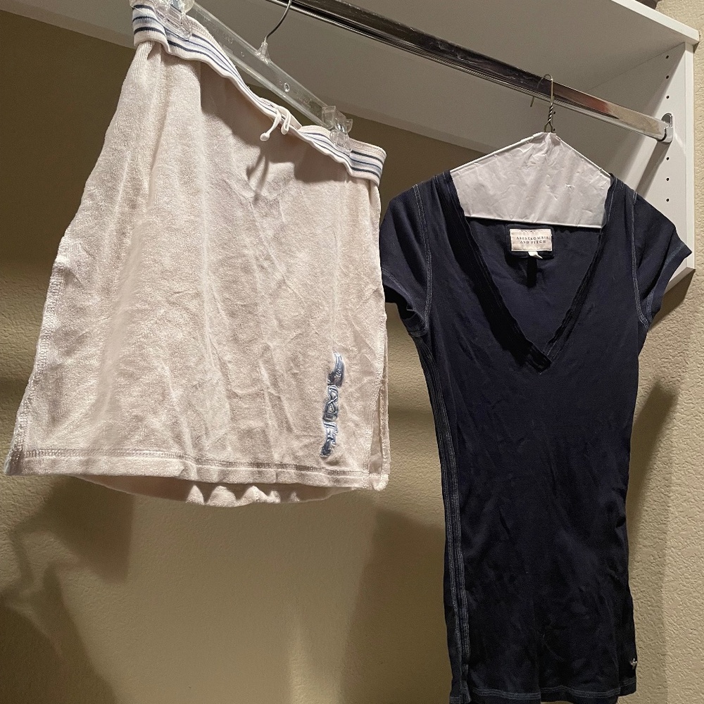 Abercrombie&Fitch skirt and shirt